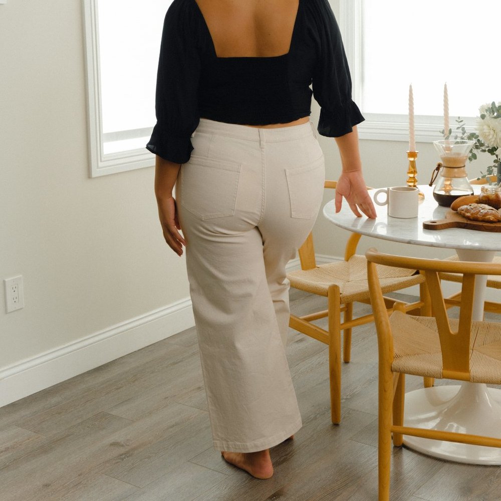 Flora Pants in Natural Extended - Picture 2 of 2